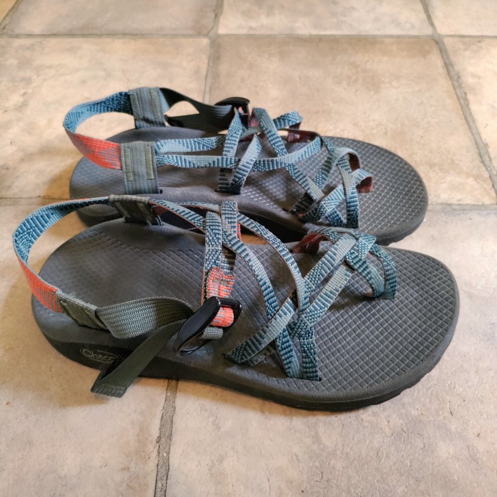 Chaco Women’s Size 9 Z Cloud X2 Double Strap Sandals Rune Teal